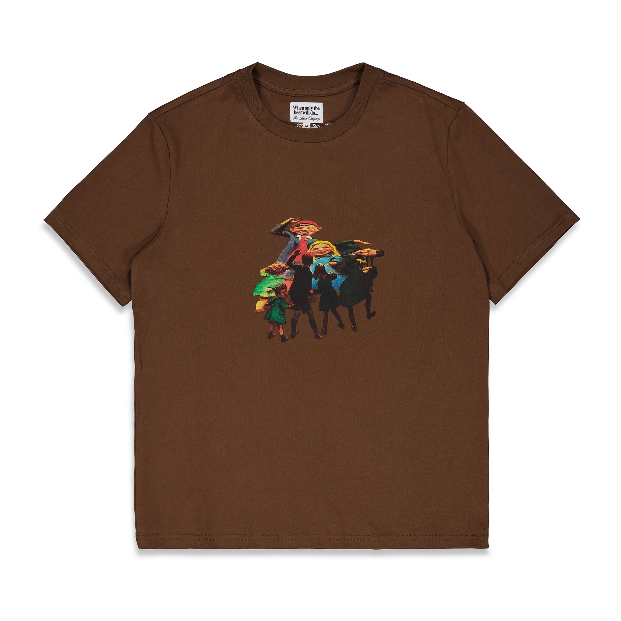 "FUNHOUSE" T-SHIRT (BROWN)