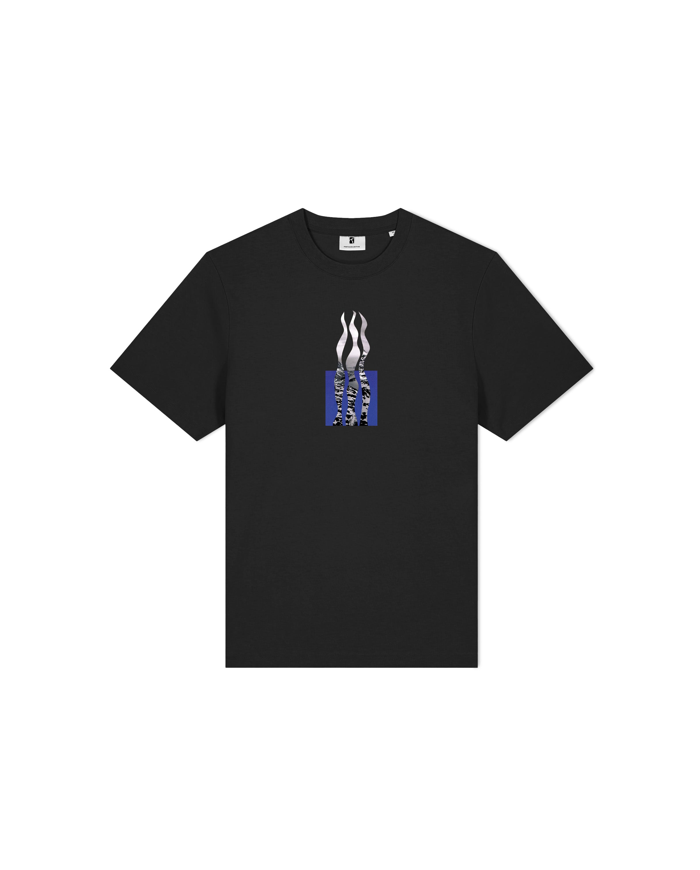 "FLAMES" T-SHIRT (BLACK)
