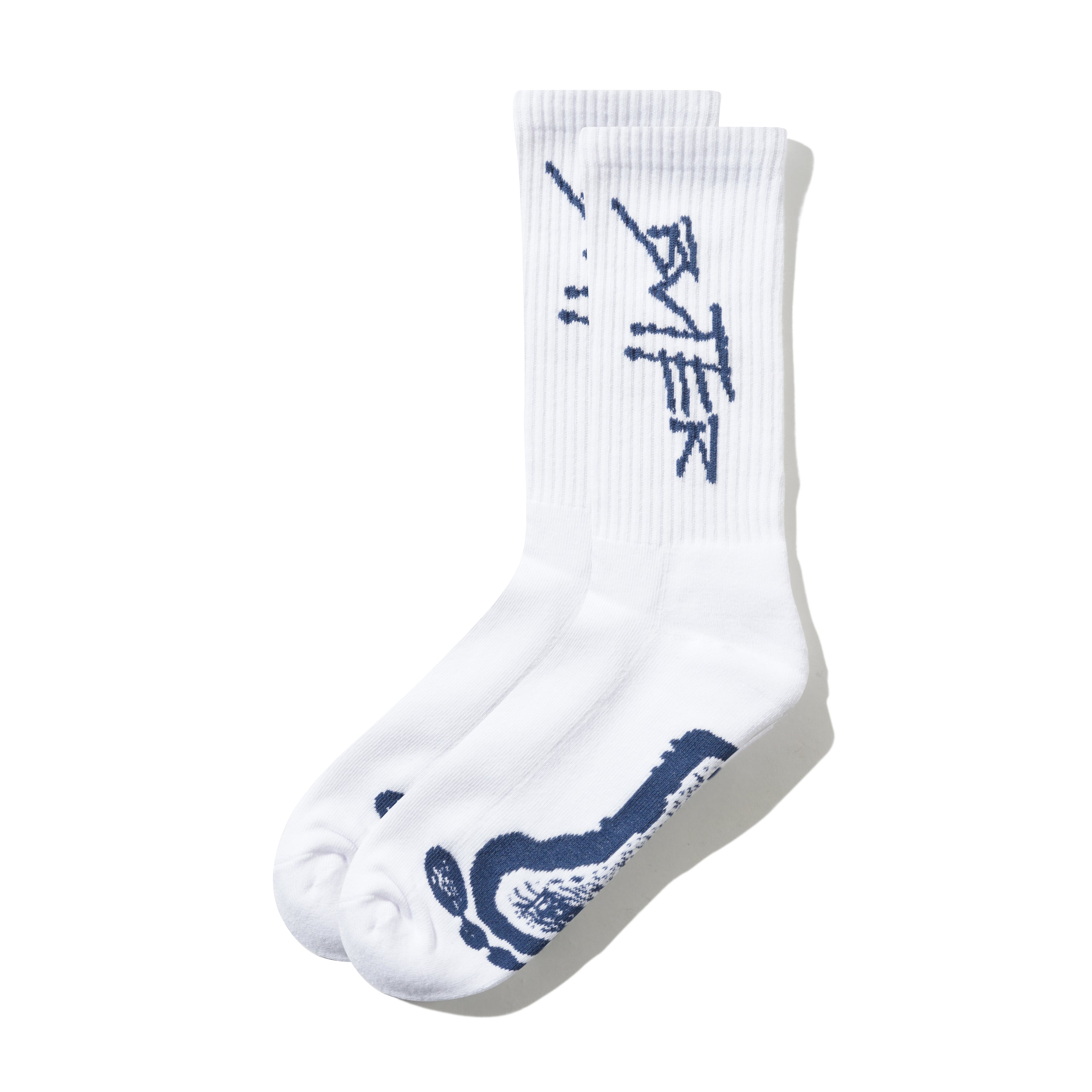 "FOOTPRINT" SOCKS (WHITE)