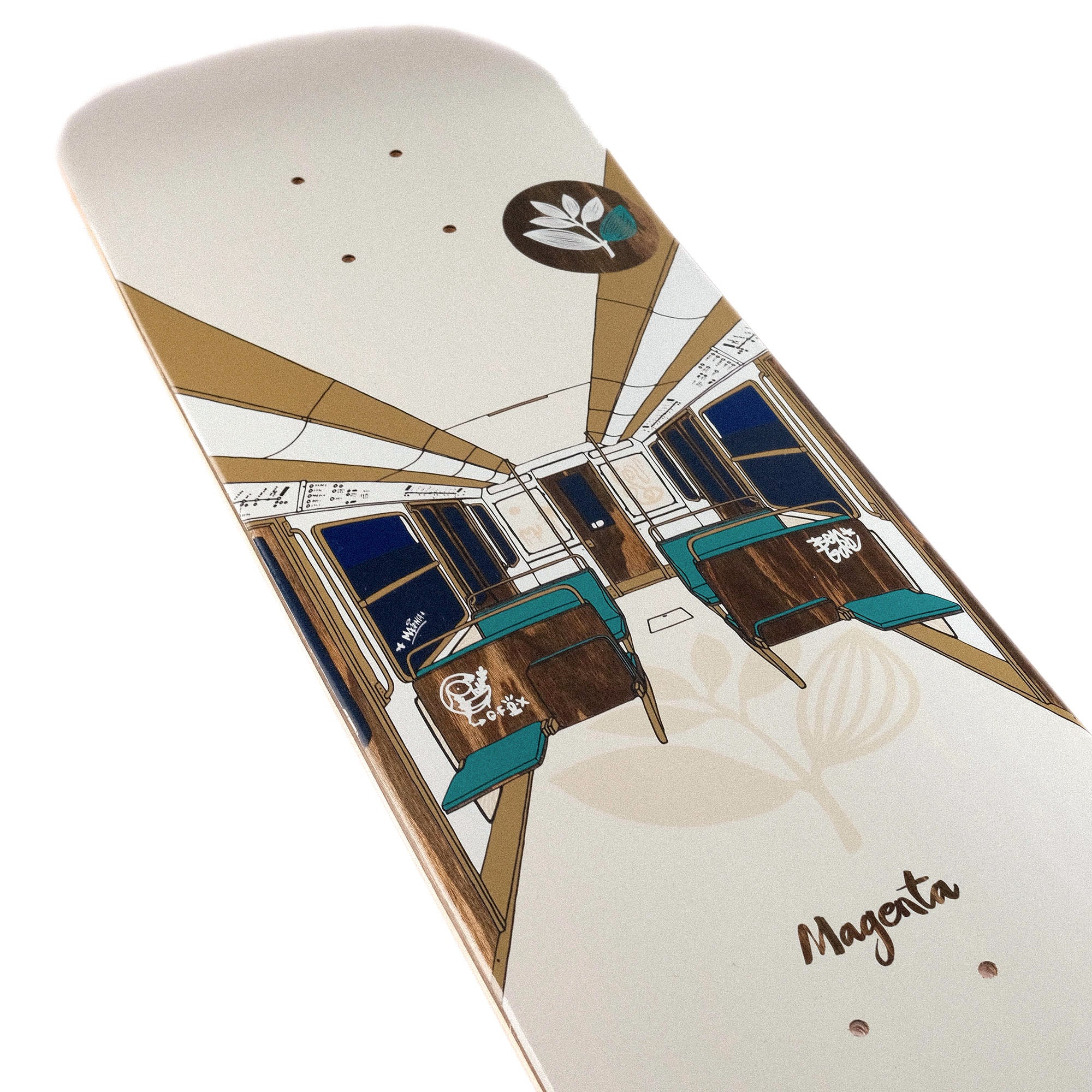 MAGENTA SKATEBOARDS - GLEN FOX & BEN GORE'S "METRO" DECK (8.125")