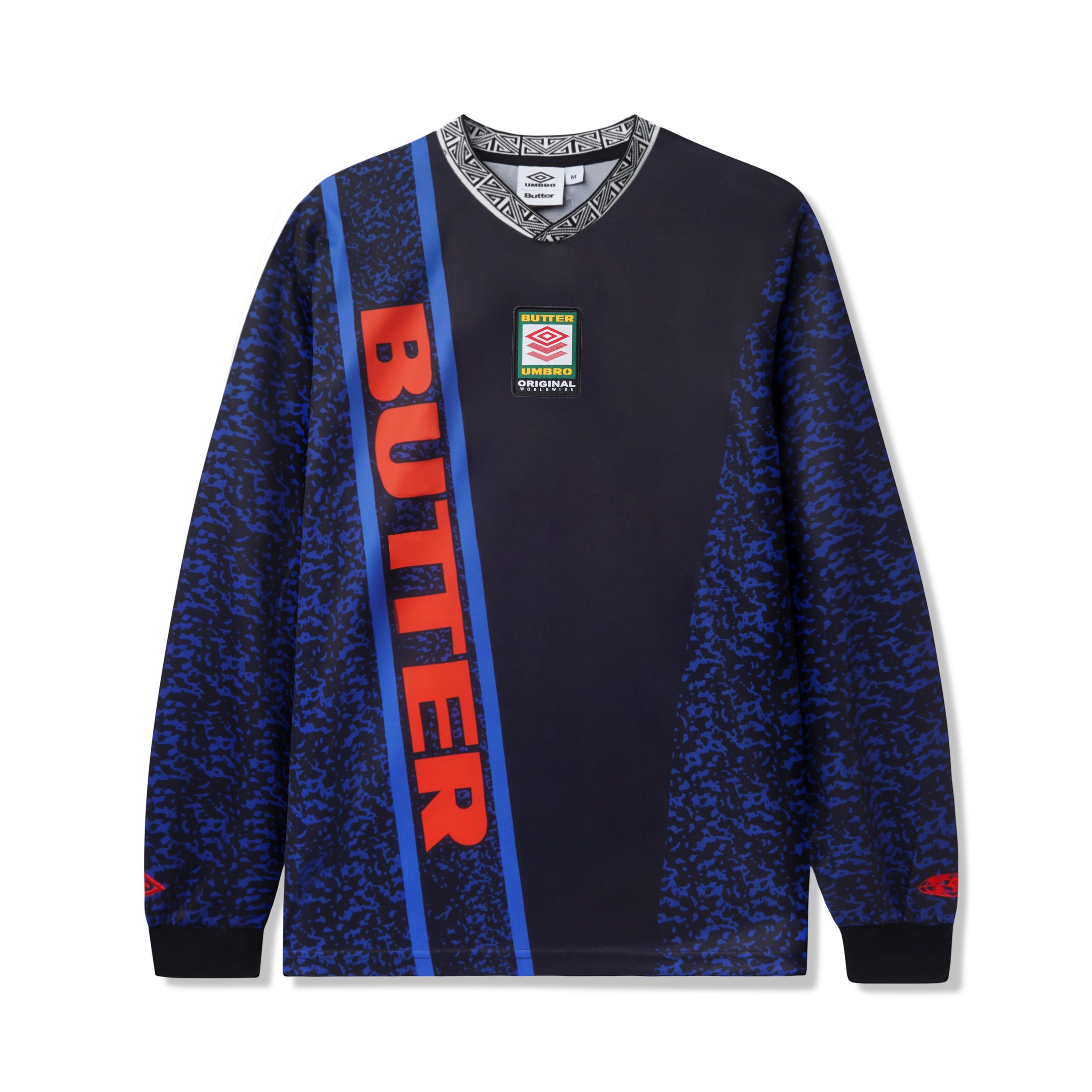"GOALIE" LONGSLEEVE JERSEY (BLACK/BLUE)