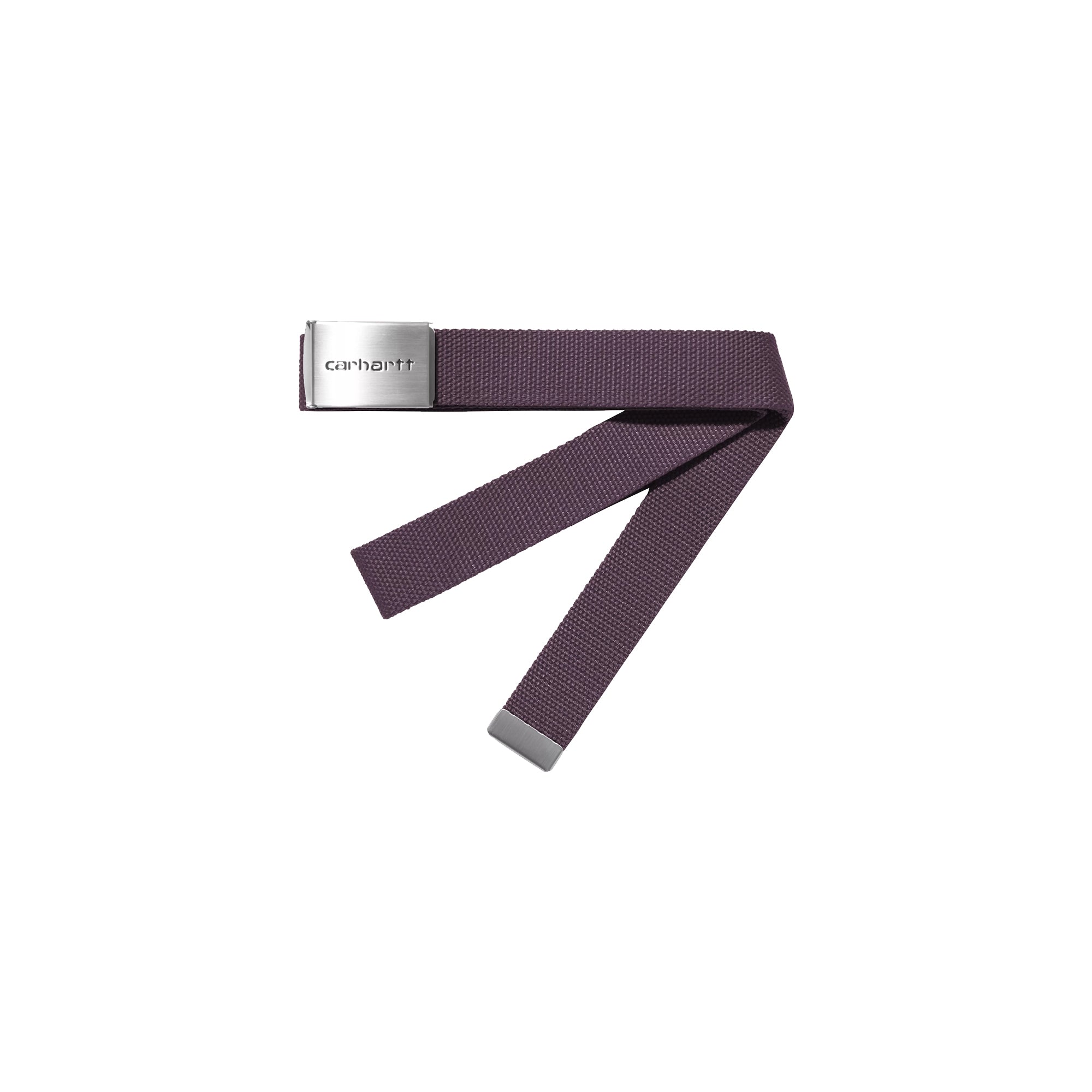 "CLIP" CHROME BELT (COZY PURPLE)
