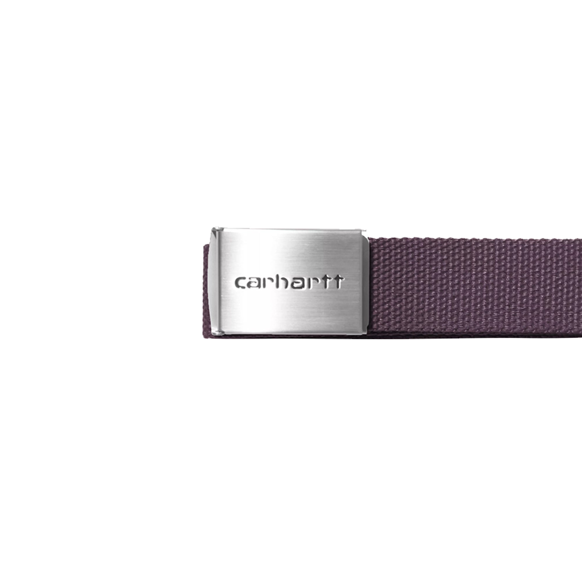"CLIP" CHROME BELT (COZY PURPLE)
