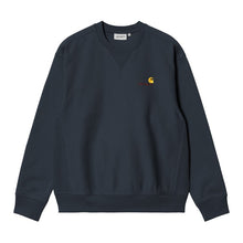 Cargar imagen en el visor de la galería, CARHARTT WIP - "AMERICAN SCRIPT" CREWNECK (DEEP NIGHT)
