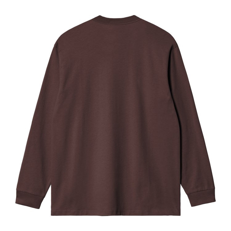 "AMERICAN SCRIPT" LONGSLEEVE (PALISANDER)