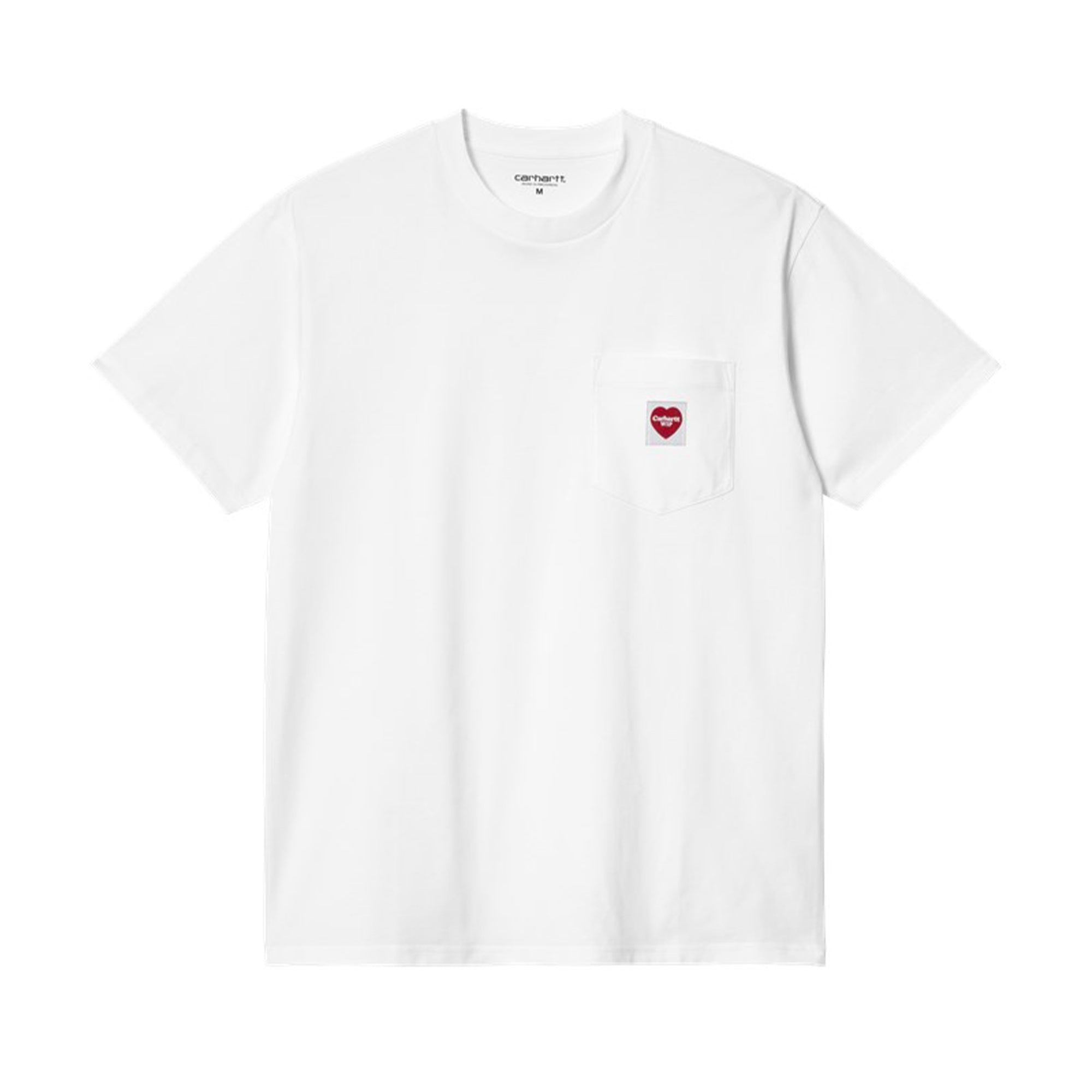 "POCKET HEART" T-SHIRT (WHITE)