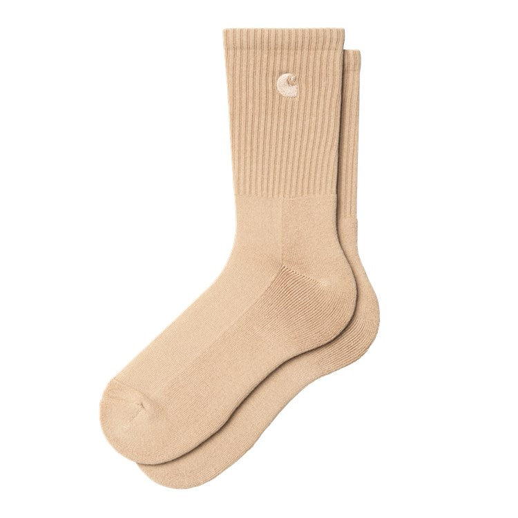 "HUDSON" SOCKS (PEANUT CHALK WASH)