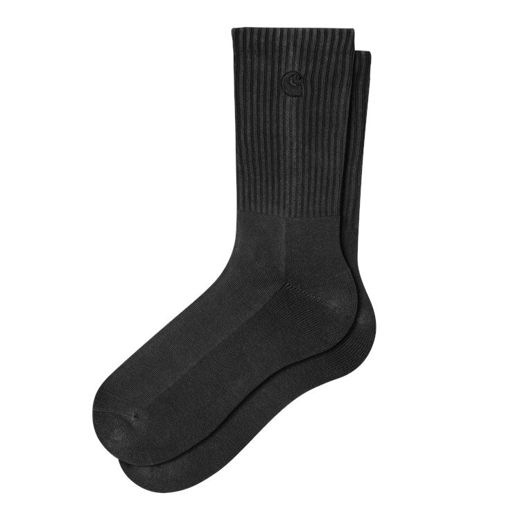 "HUDSON" SOCKS (BLACK CHALK WASH)