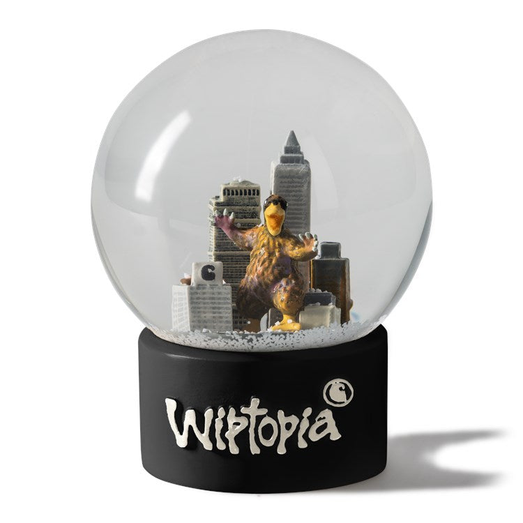 "WIPTOPIA" GLASS SNOW GLOBE