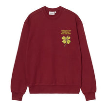 Cargar imagen en el visor de la galería, CARHARTT WIP - "CLOVER" CREWNECK SWEATER (MARSALA)

