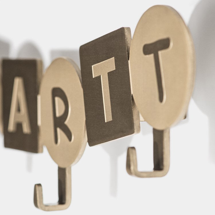 "ABC" WALL COAT HANGER