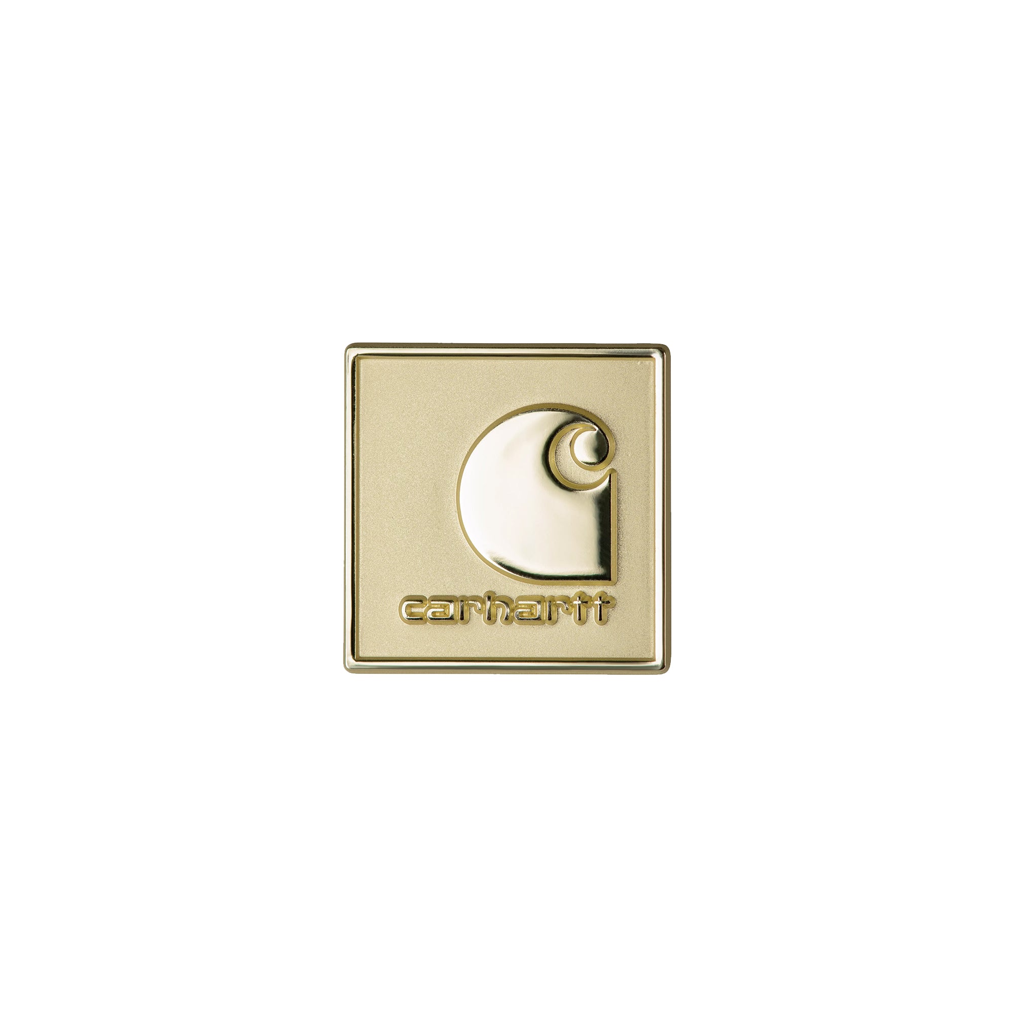 "SQUARE LABEL" PIN (GOLD)