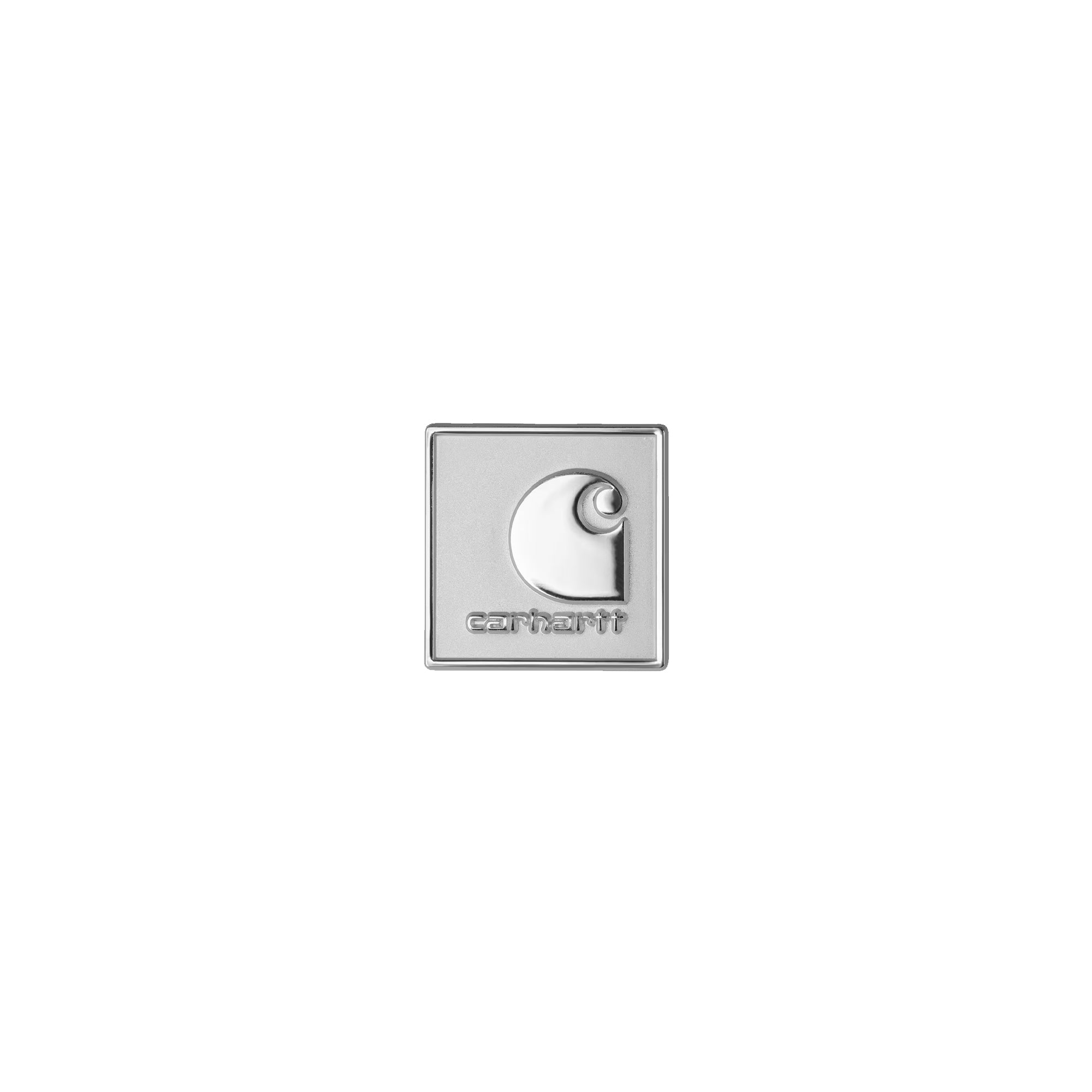 "SQUARE LABEL" PIN (SILVER)