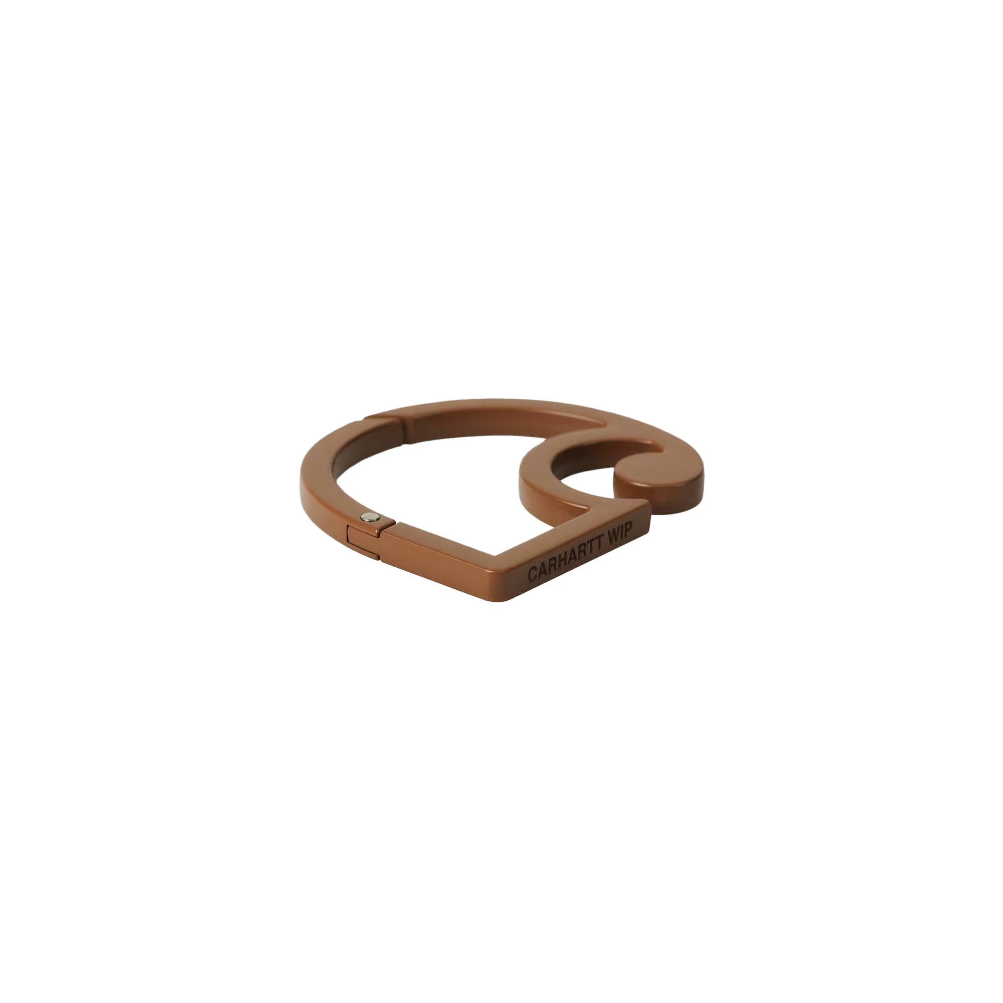 "C-LOGO" CARABINER (BROWN)