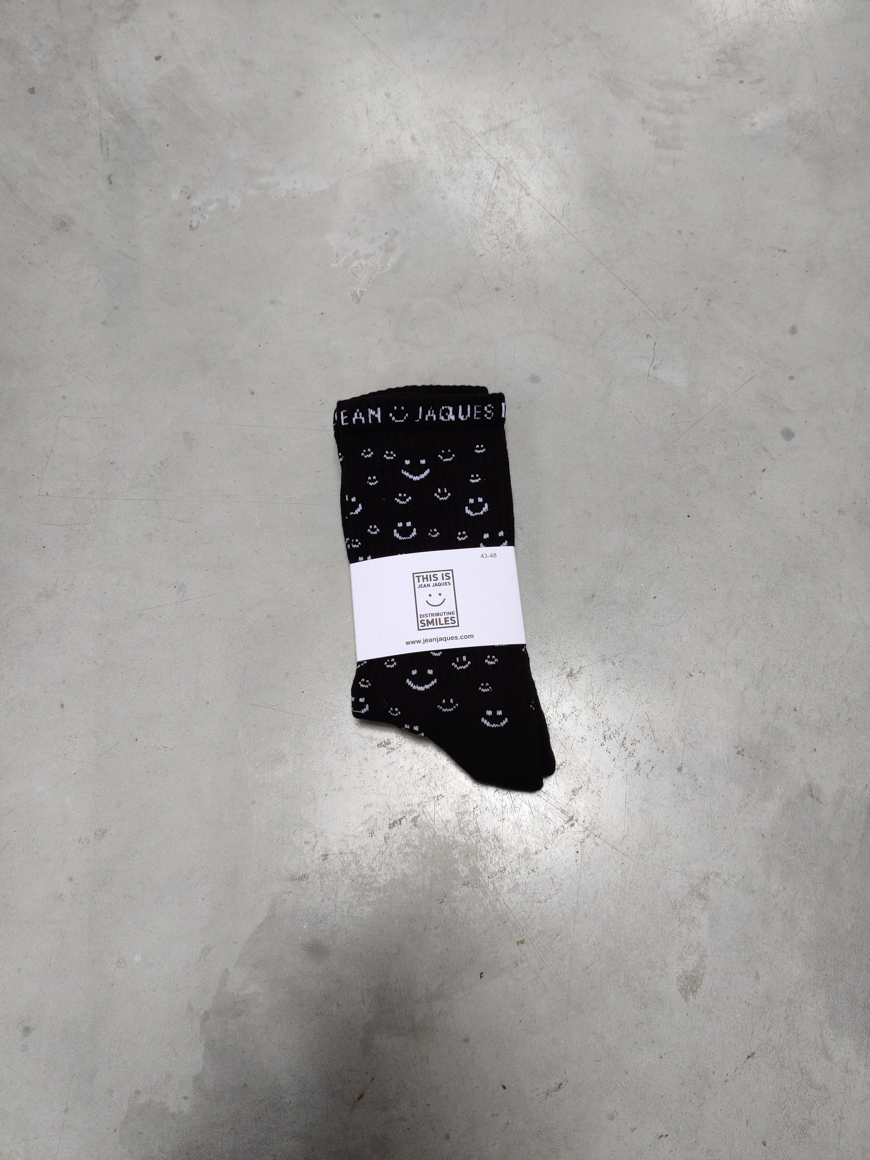 "PATTERN" SOCKS (BLACK)