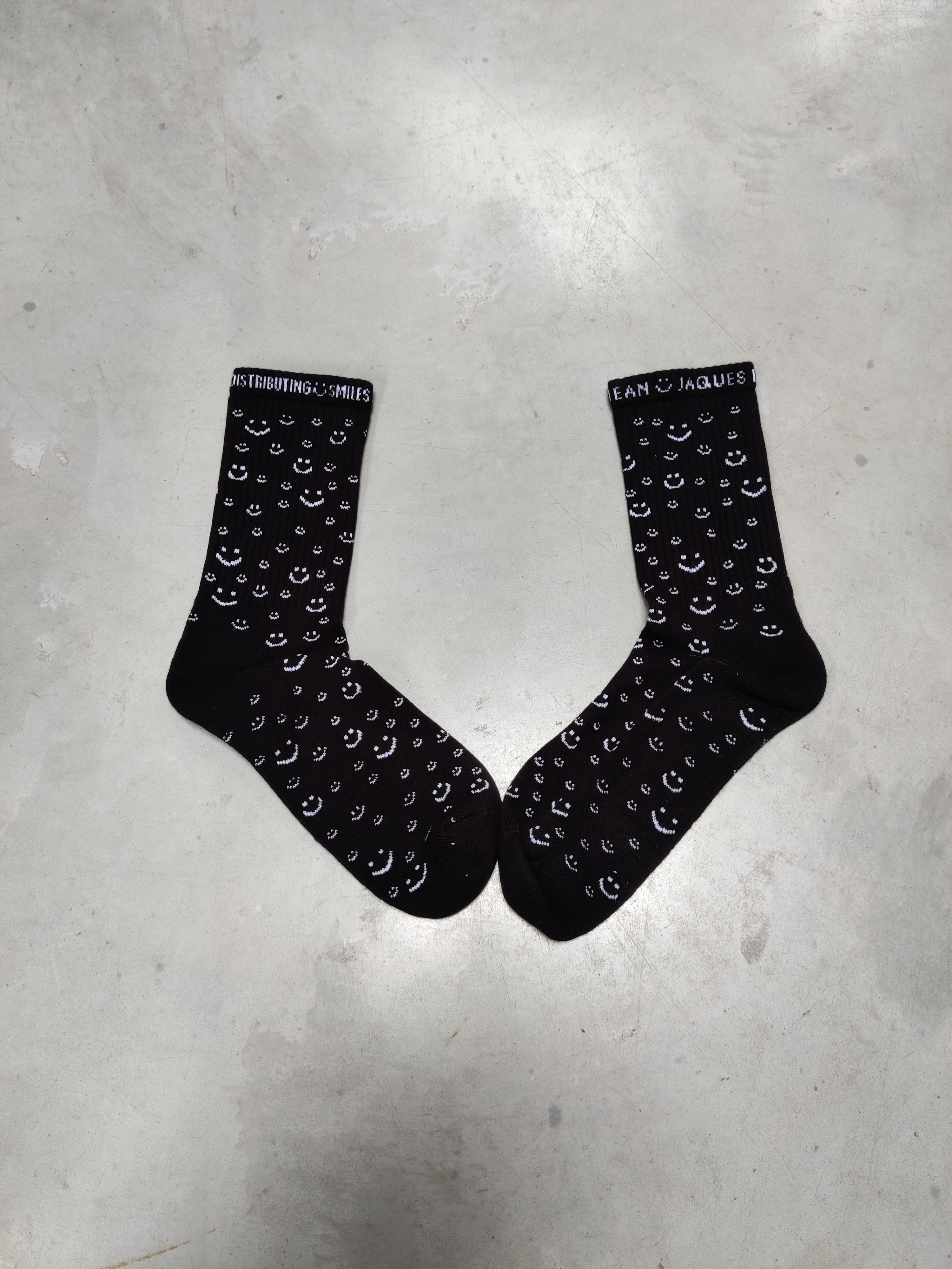 "PATTERN" SOCKS (BLACK)