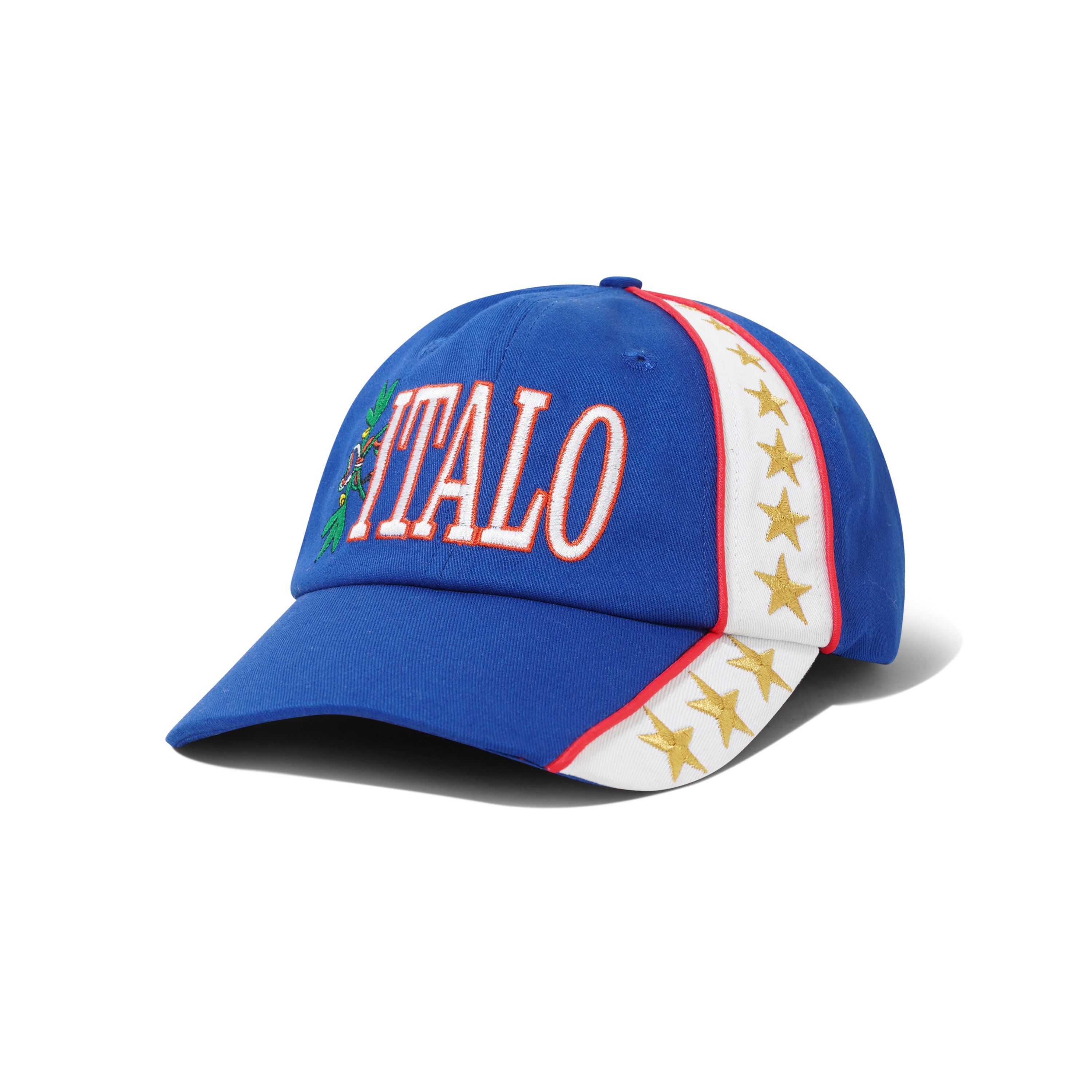 "ITALO" 6 PANEL HAT (BLUE)