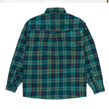 Carica l&#39;immagine nel visualizzatore di Gallery, MAGENTA SKATEBOARDS - &quot;JAZZ&quot; FLANNEL SHIRT (GREEN CHECKERED)
