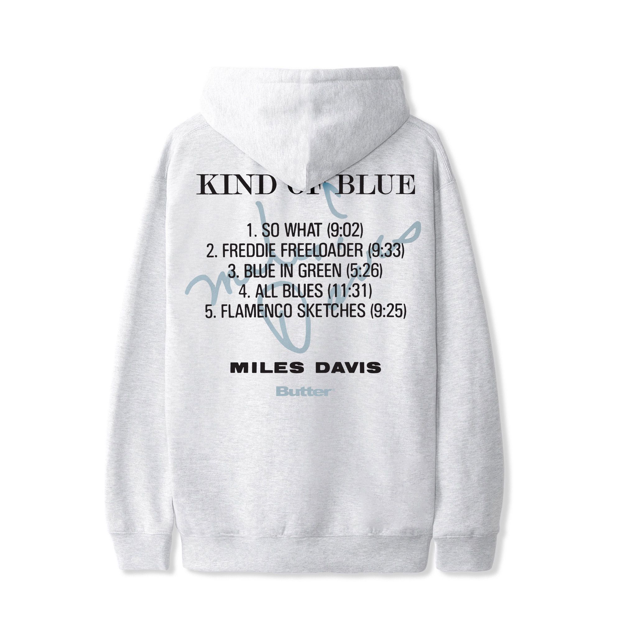 "KIND OF BLUE" HOODIE (ASH)