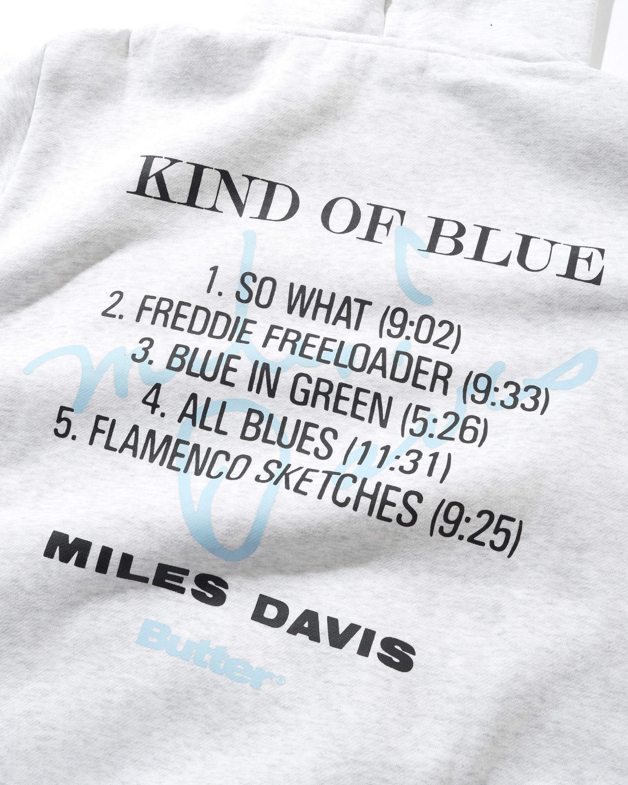 "KIND OF BLUE" HOODIE (ASH)-4