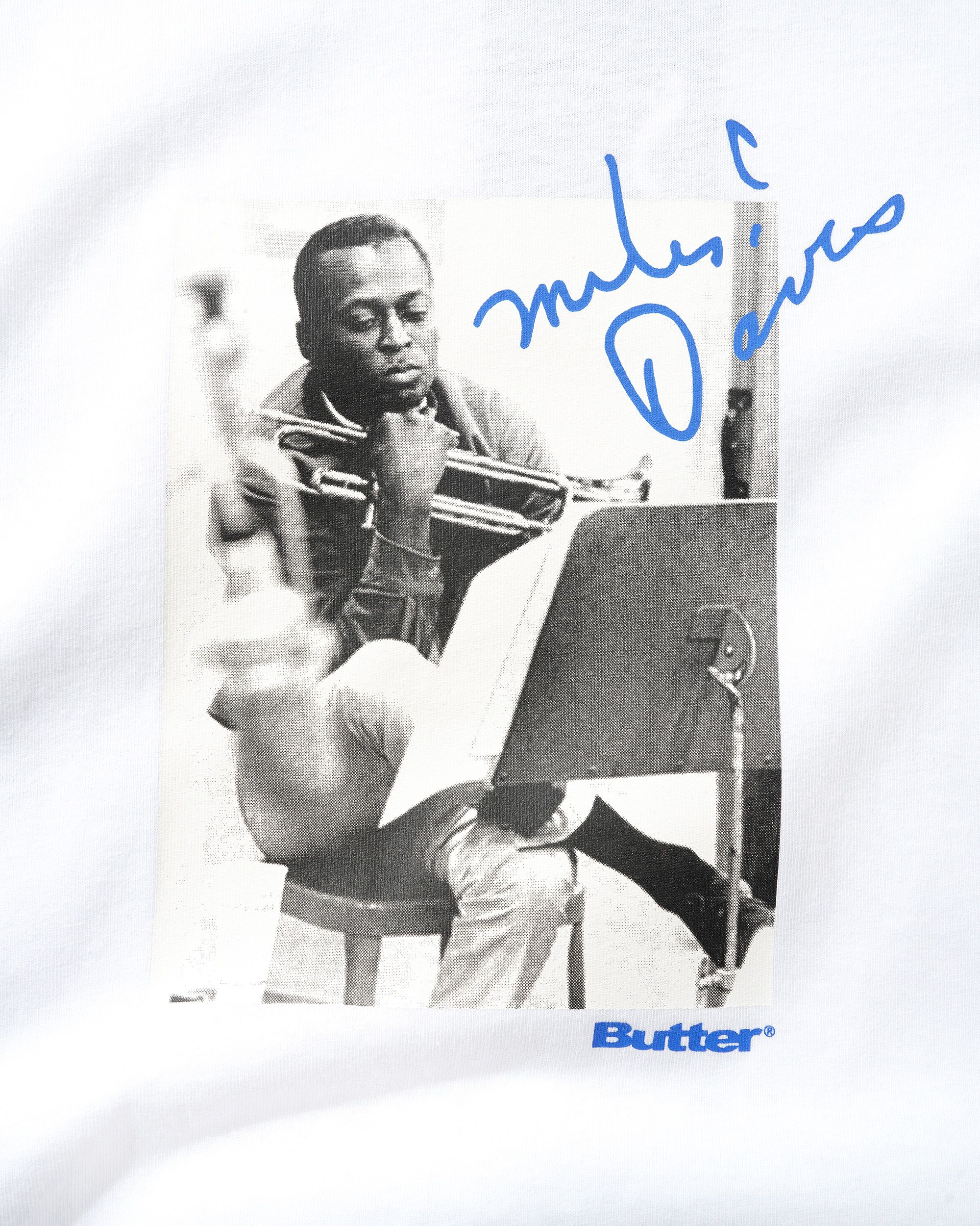 "KIND OF BLUE" T-SHIRT (WHITE)-3