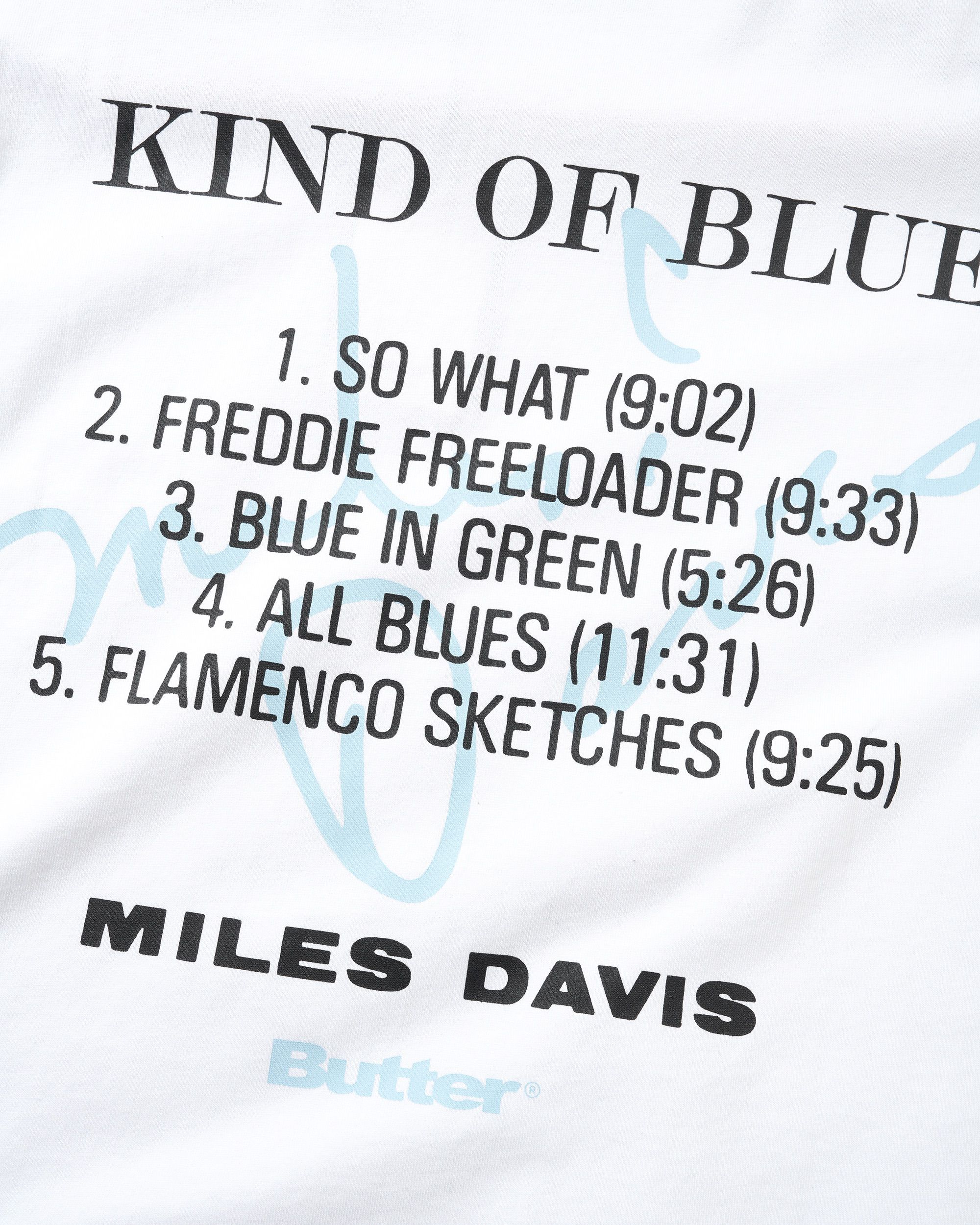 "KIND OF BLUE" T-SHIRT (WHITE)-4