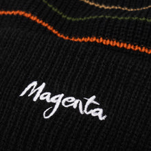 Load image into Gallery viewer, MAGENTA SKATEBOARDS - &quot;LINES&quot; BEANIE (BLACK)
