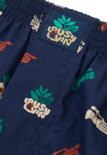 Load image into Gallery viewer, MAGENTA SKATEBOARDS X LOUSY LIVIN - BOXERSHORTS (NAVY BLUE)

