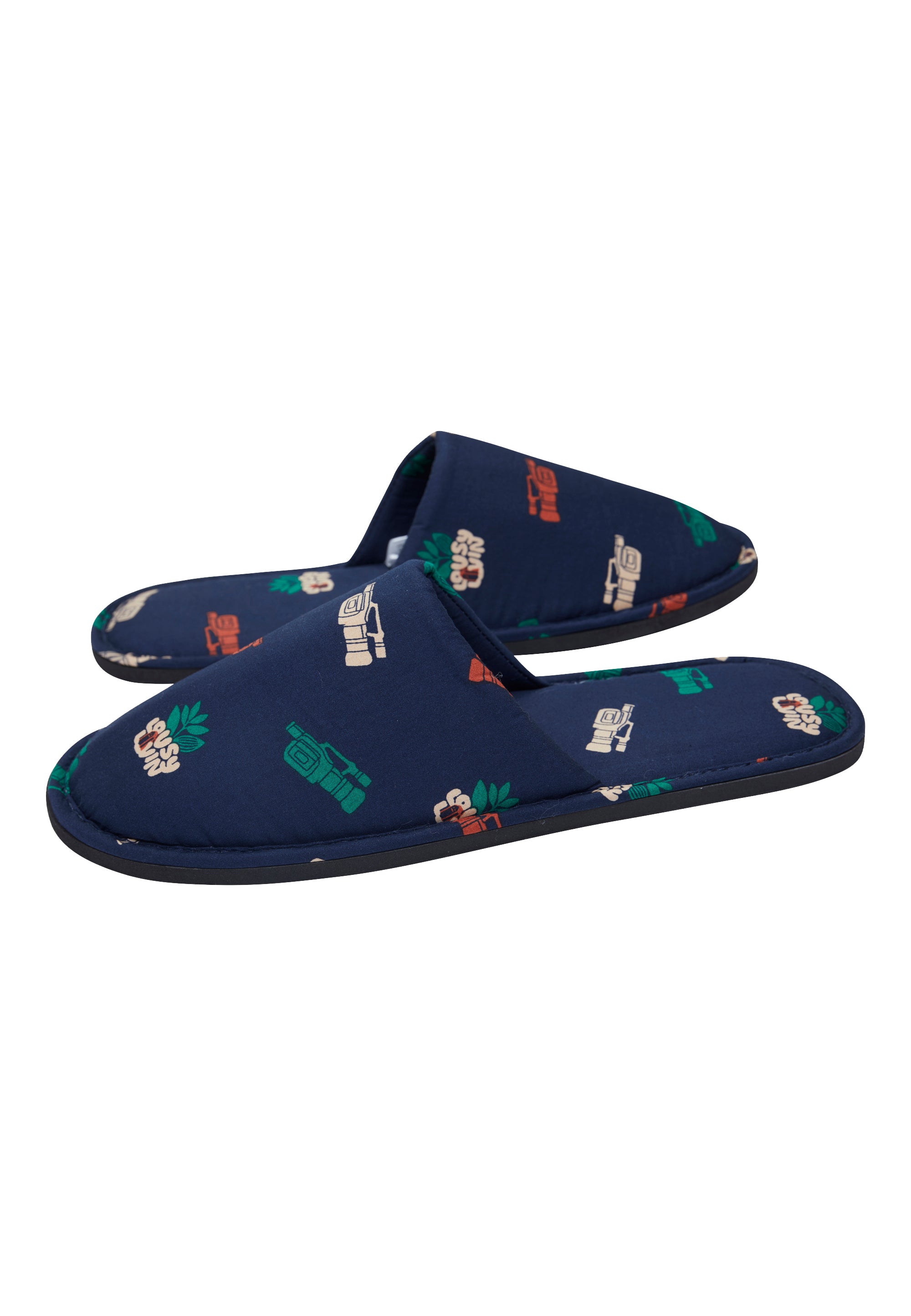 SLIPPERS (NAVY BLUE)-3