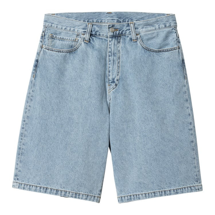 CARHARTT WIP - "LANDON" ROBERTSON DENIM SHORTS (BLUE BLEACHED)