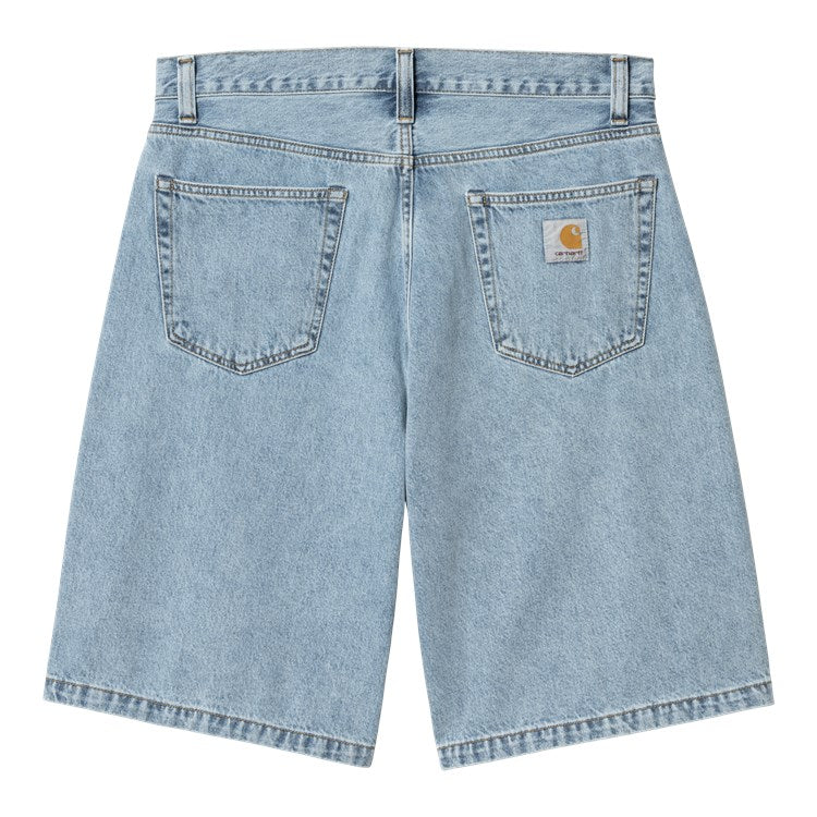 CARHARTT WIP - "LANDON" ROBERTSON DENIM SHORTS (BLUE BLEACHED)