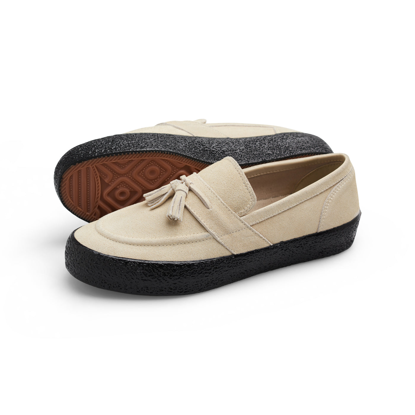 "VM005" SUEDE SHOES (CREAM/BLACK)
