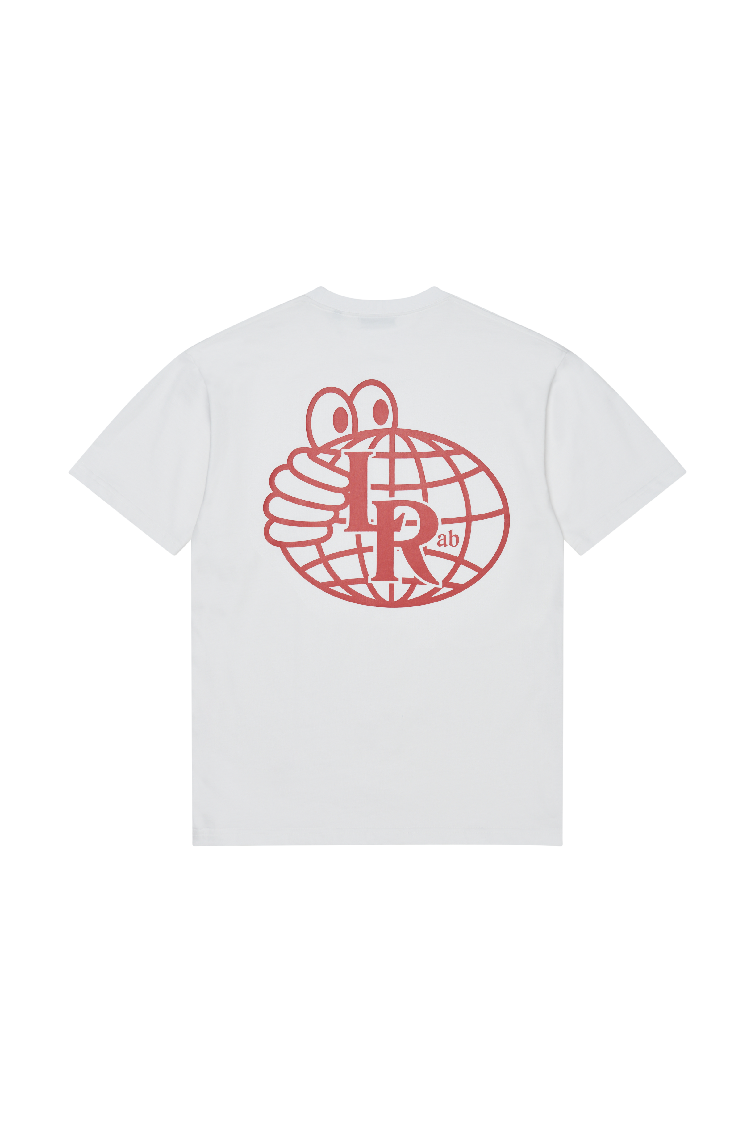 LAST RESORT AB - "ATLAS MONOGRAM" T-SHIRT (WHITE/RED)