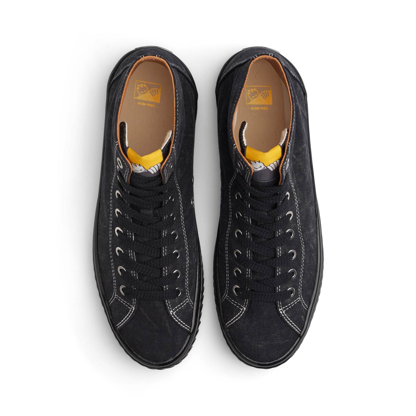 "VM003 HI" CANVAS - WASHED BLACK (SIZE 44.5)-3