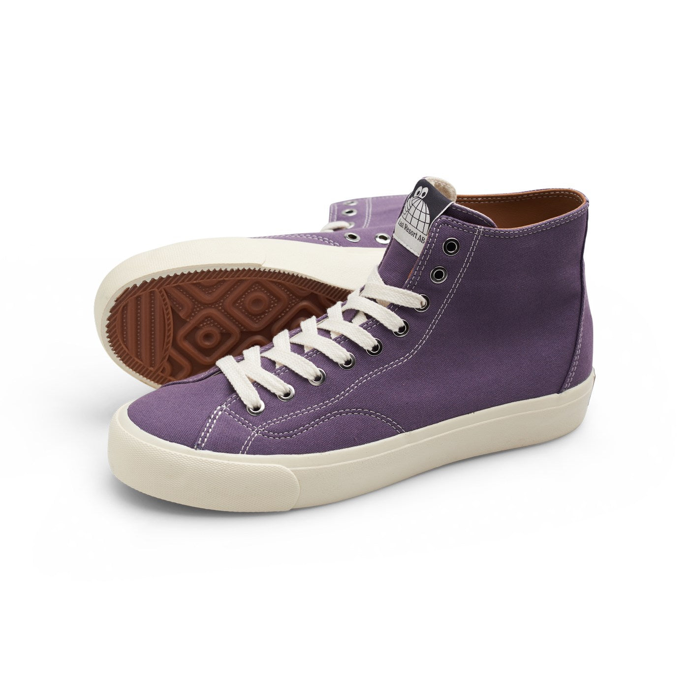 "VM003  HI" CANVAS (PURPLE HAZE/WHITE)