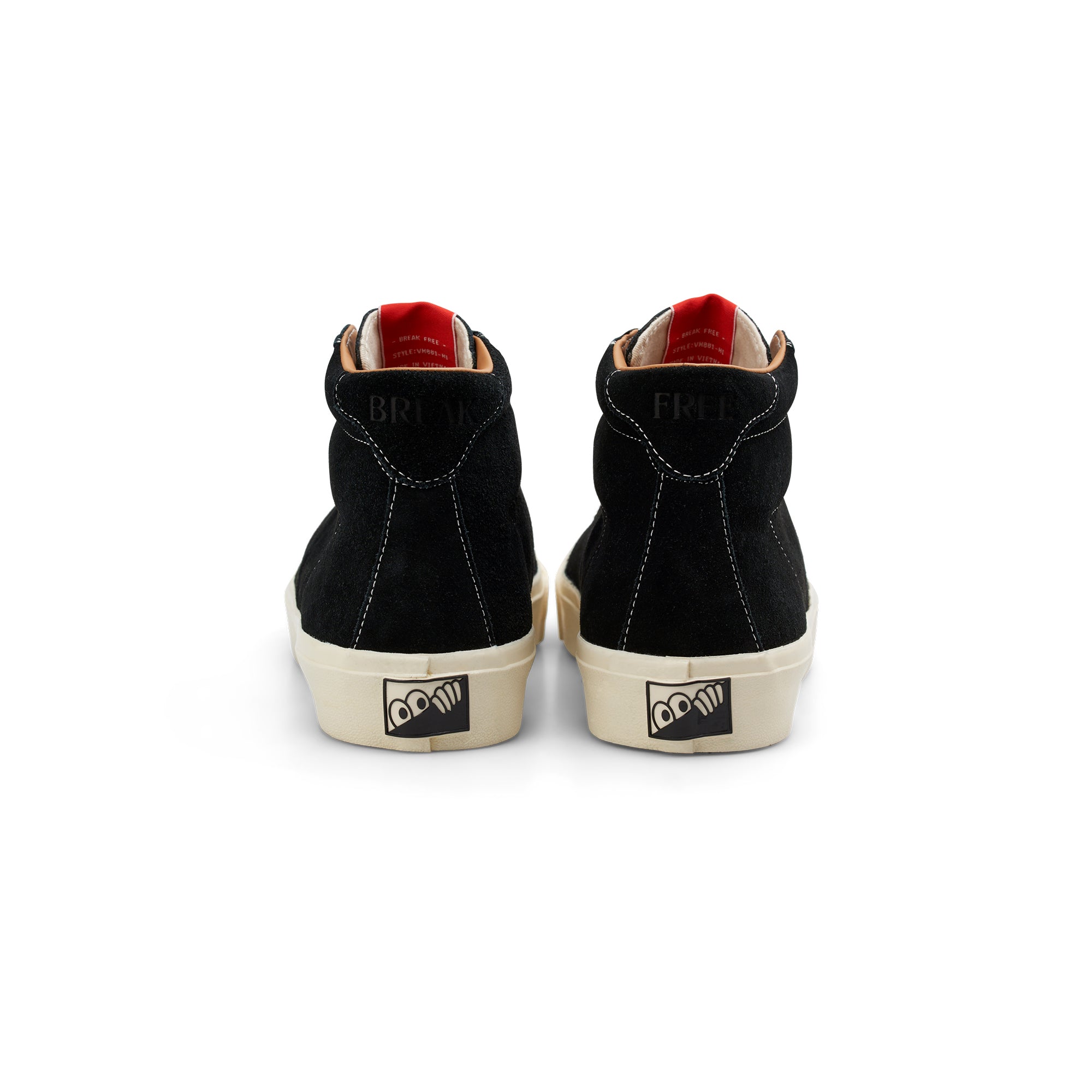 "VM001 HI" SUEDE - BLACK/WHITE-4