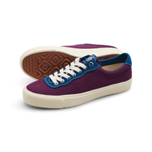 Load image into Gallery viewer, LAST RESORT AB X JULIAN SMITH - &quot;VM001&quot; CANVAS SHOES (PLUM/DIRTY BLUE)
