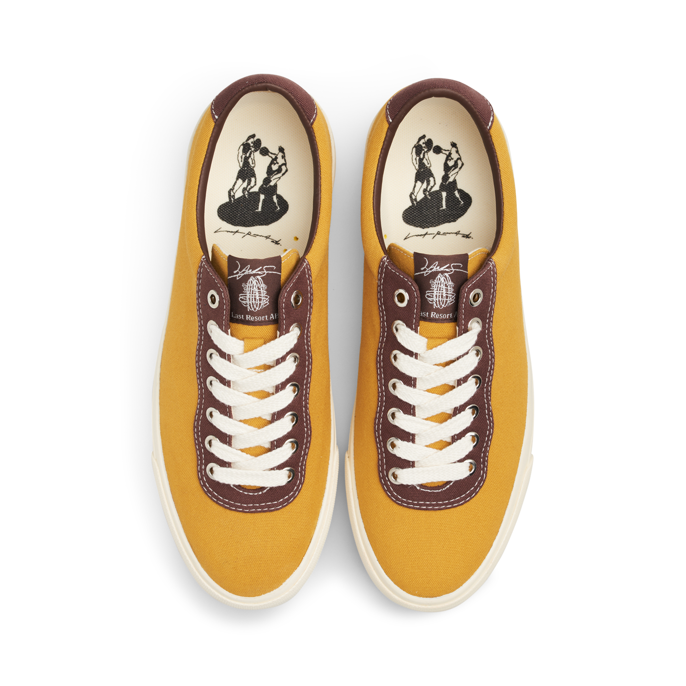 "VM001" CANVAS SHOES (YELLOW/BROWN)