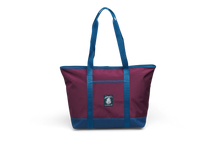 Load image into Gallery viewer, LAST RESORT AB X JULIAN SMITH - &quot;JS&quot; COOLER BAG (PLUM/DIRTY BLUE)
