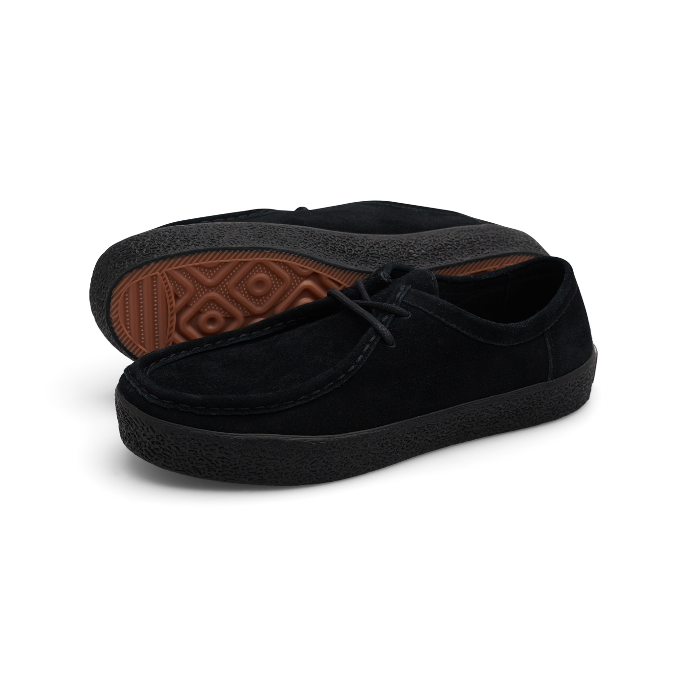 "VM006 LO" SUEDE SHOES (BLACK/BLACK)