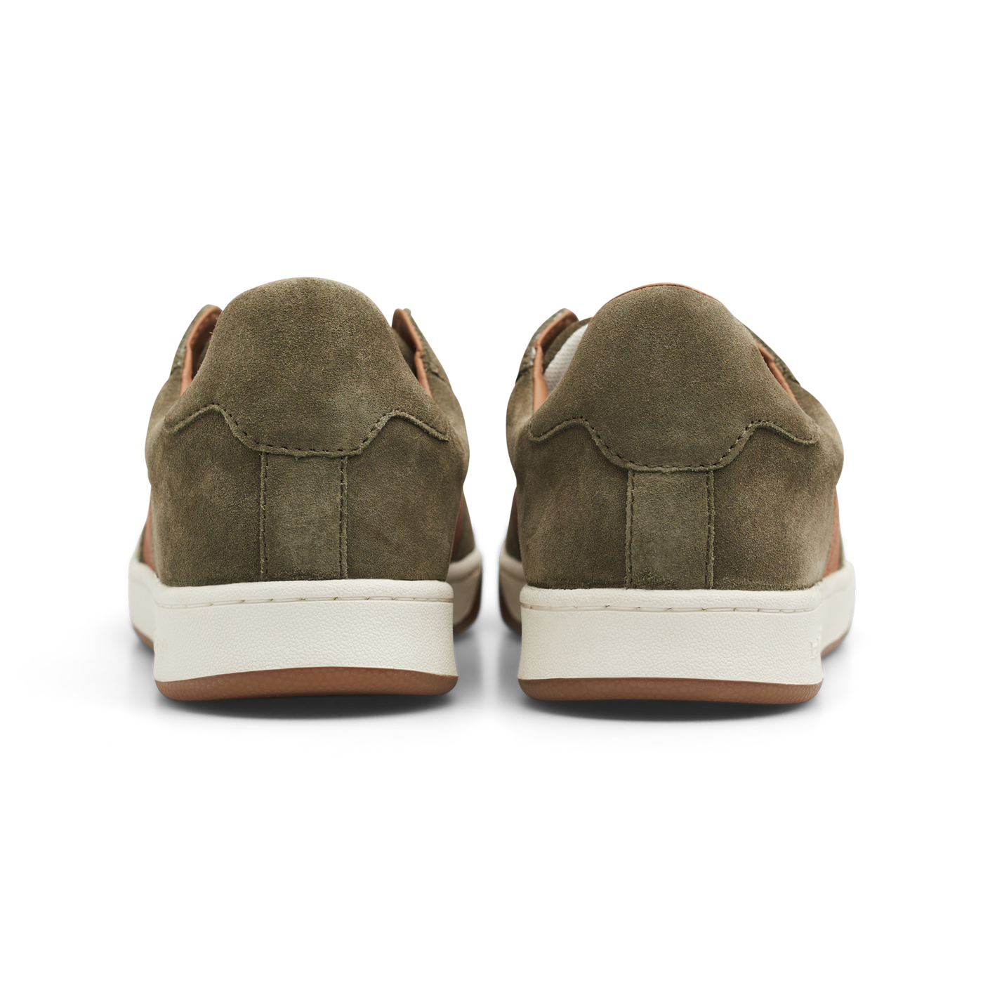 "CM001" SUEDE SHOES (NEW OLIVE/GOLDEN BROWN/WHITE/GUM)-3