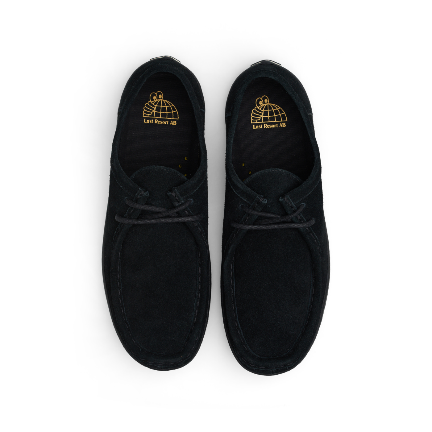 "VM006 LO" SUEDE SHOES (BLACK/BLACK)-4