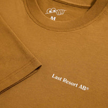 Load image into Gallery viewer, LAST RESORT AB - &quot;ATLAS MONOGRAM&quot; T-SHIRT (GOLDEN BROWN)
