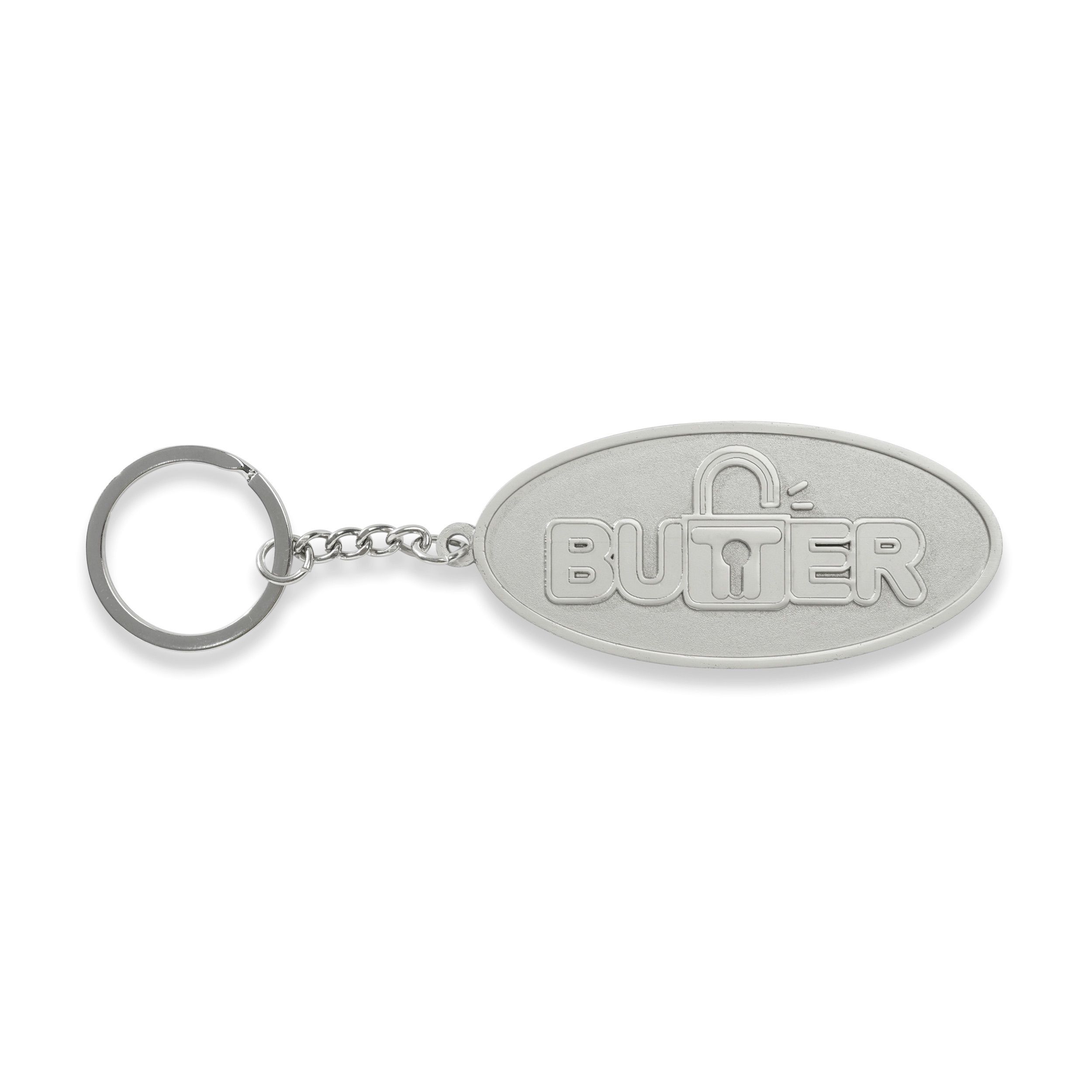 "LOCK" METAL KEYCHAIN