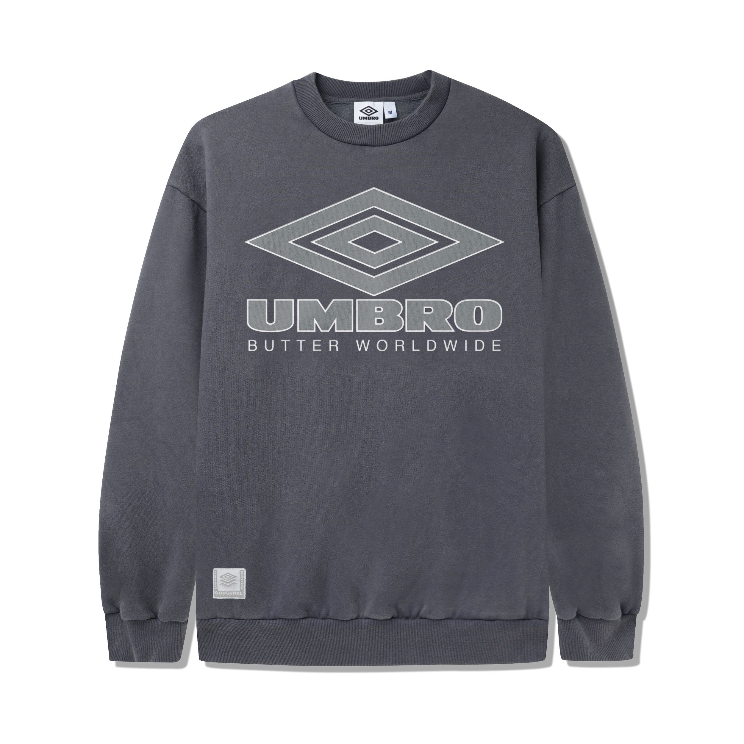 "DIAMOND LOGO" CREWNECK (WASHED SLATE)