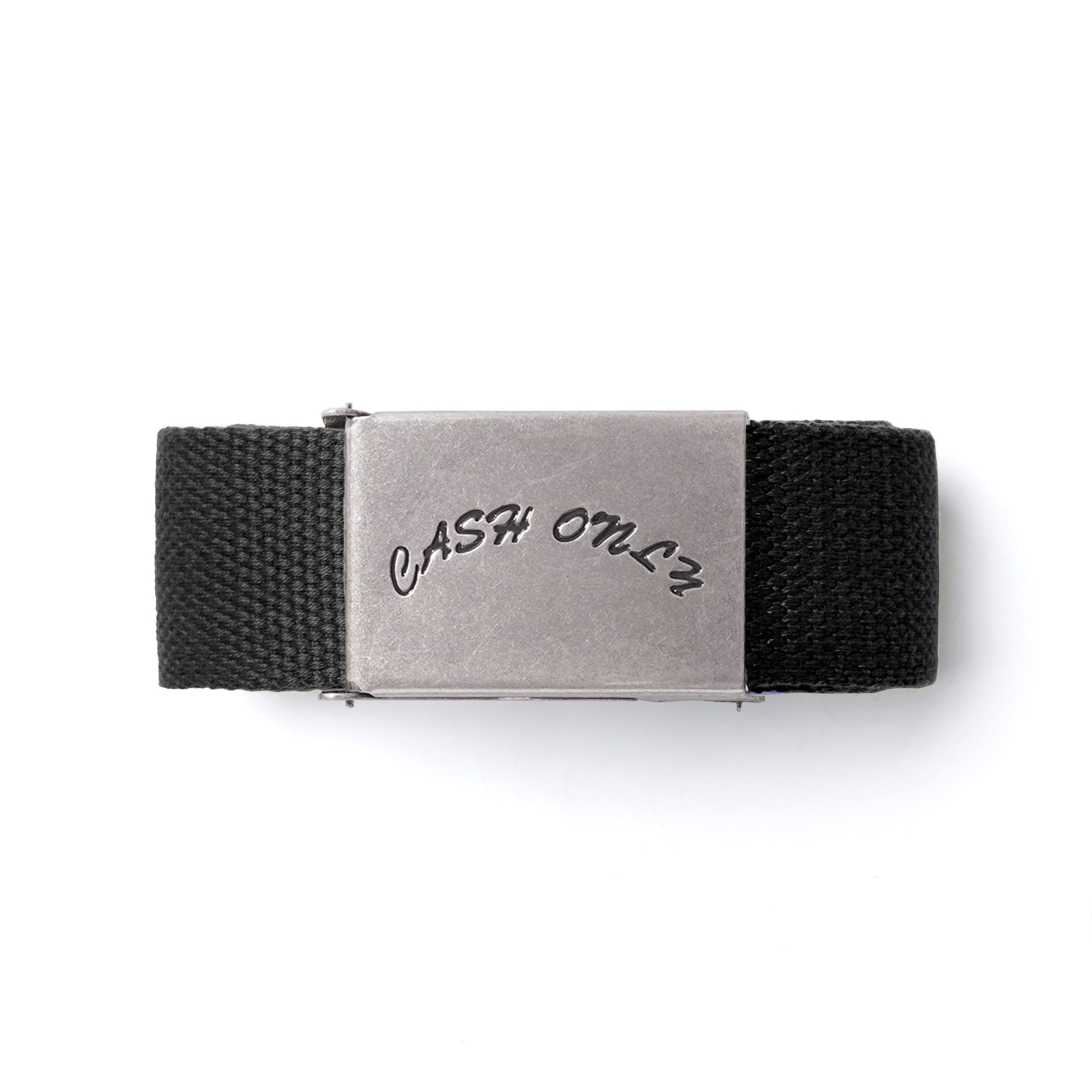 "LOGO" WEB BELT (BLACK)