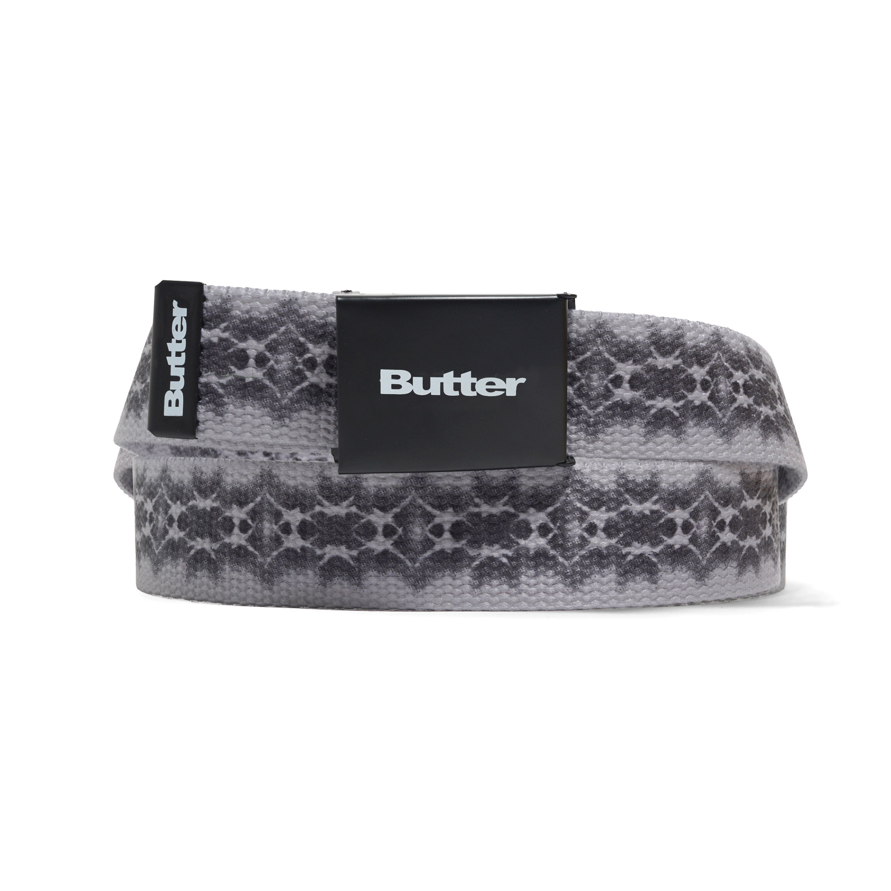 "LOGO" WOVEN BELT (GREY)