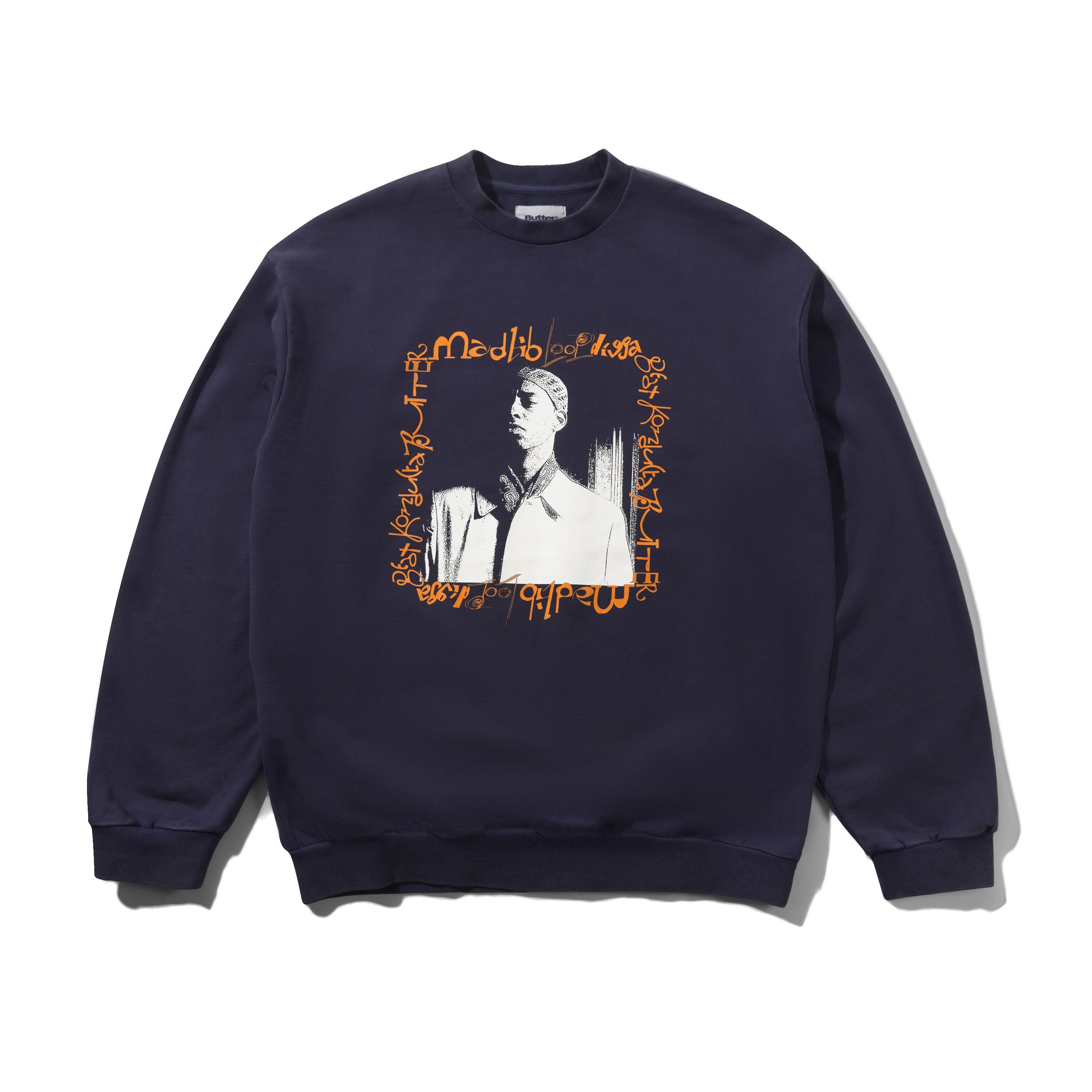 "LOOP DIGGA" CREWNECK (WASHED NAVY)