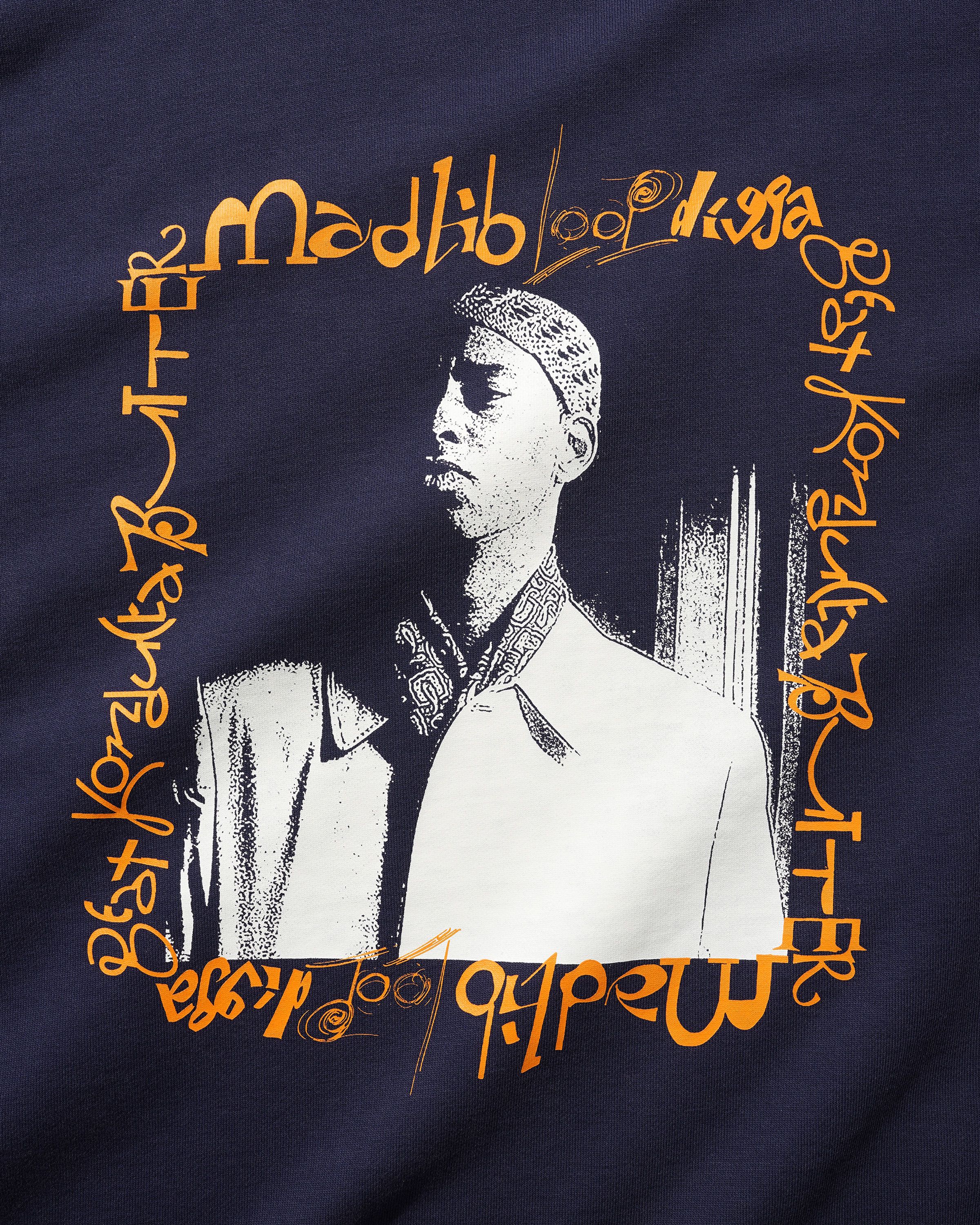 "LOOP DIGGA" CREWNECK (WASHED NAVY)