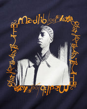 Cargar imagen en el visor de la galería, BUTTER GOODS X MADLIB - "LOOP DIGGA" CREWNECK (WASHED NAVY)
